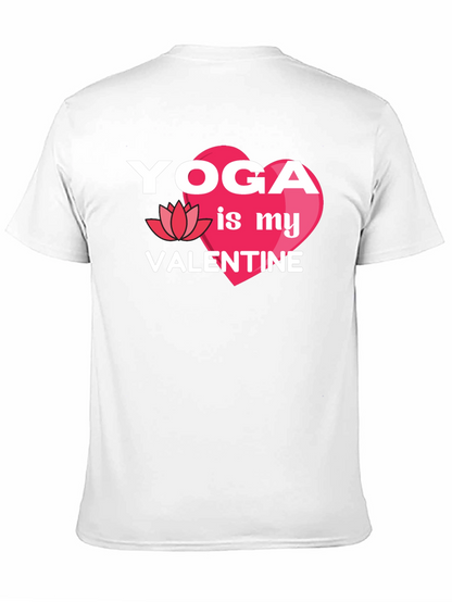 Yoga is My Valentine Graphic T-Shirt