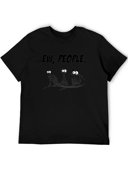 Ew People Funny Cats Graphic T-Shirt