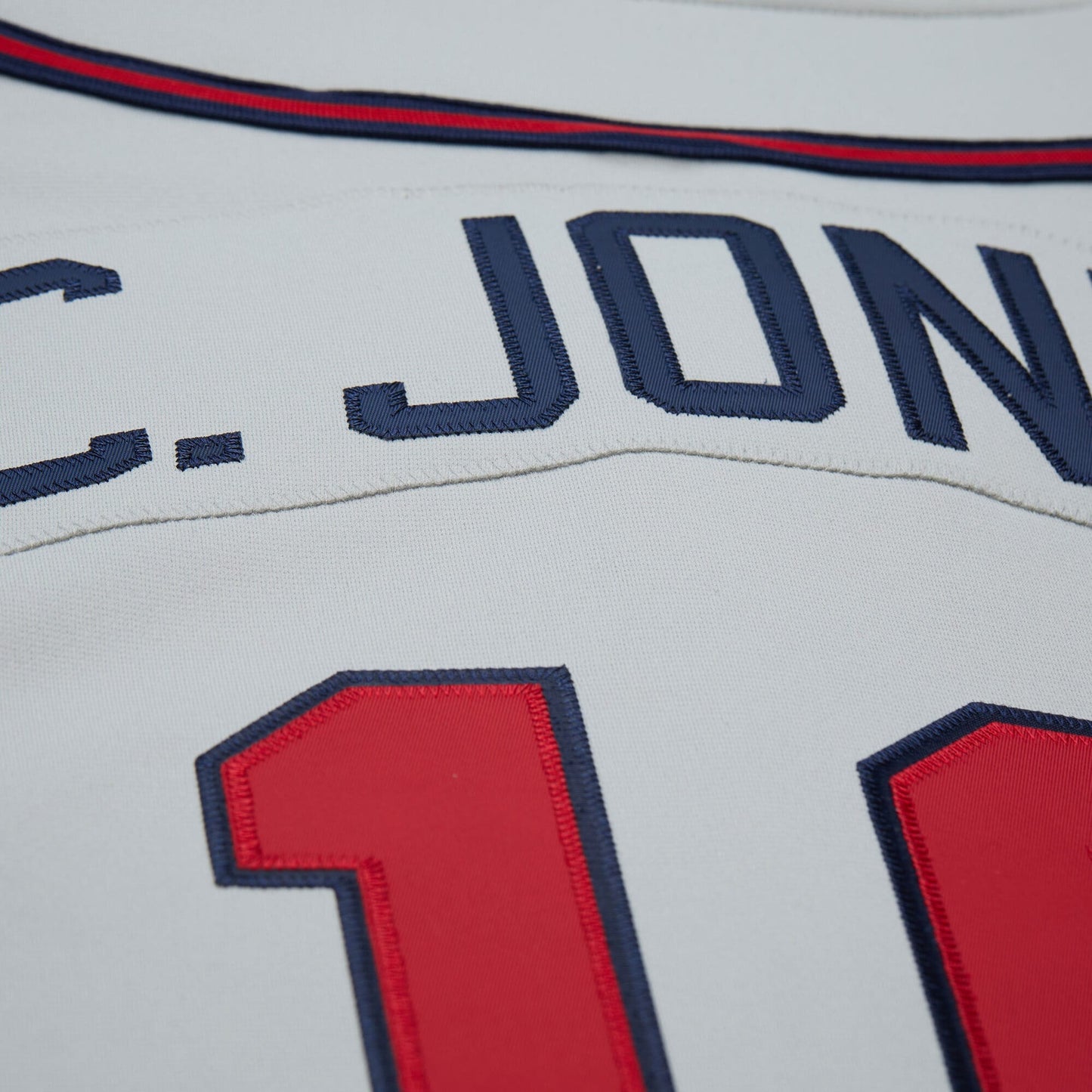 Chipper Jones Atlanta Braves Mitchell &amp;amp; Ness 1995 Throwback Authentic Jersey - Gray