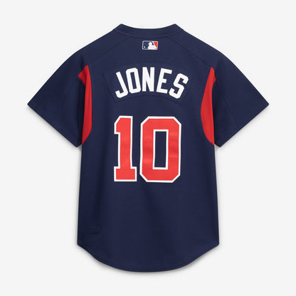 Chipper Jones Atlanta Braves Mitchell &amp;amp; Ness Authentic Batting Practice Jersey - Navy