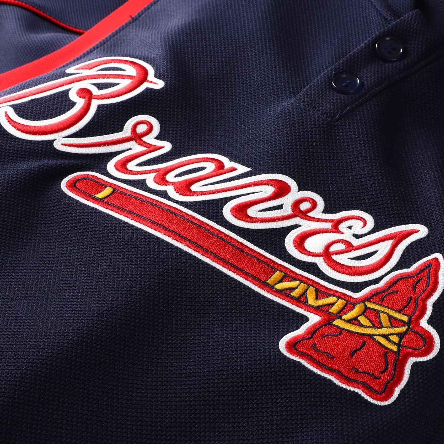 Chipper Jones Atlanta Braves Mitchell &amp;amp; Ness Authentic Batting Practice Jersey - Navy