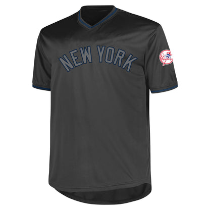 New York Yankees Profile Big &amp;amp; Tall Pop Fashion Jersey - Charcoal