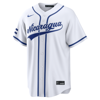 Nicaragua Baseball Nike 2026 World Baseball Classic Home Stadium Jersey - White