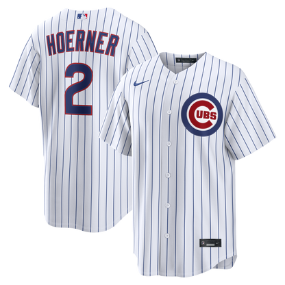 Nico Hoerner Chicago Cubs Nike Home Replica Jersey - White