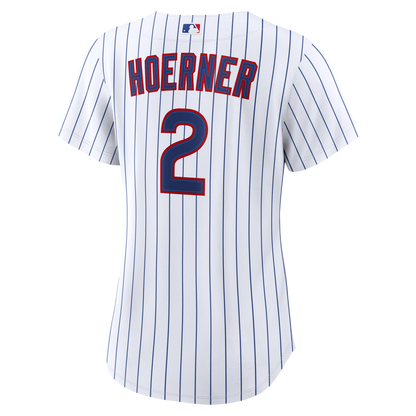 Nico Hoerner Chicago Cubs Nike Women's Home Replica Jersey - White