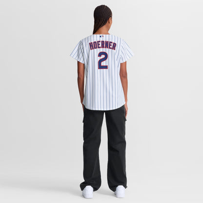 Nico Hoerner Chicago Cubs Nike Women's Home Replica Jersey - White