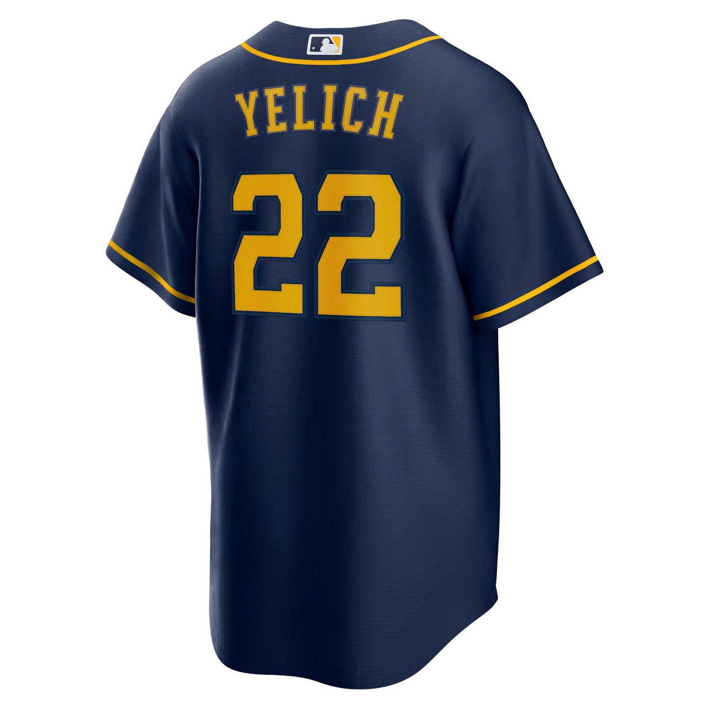 Christian Yelich Milwaukee Brewers Nike Alternate 2 Replica Jersey - Navy