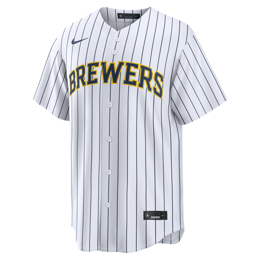 Christian Yelich Milwaukee Brewers Nike Alternate Replica Jersey - White