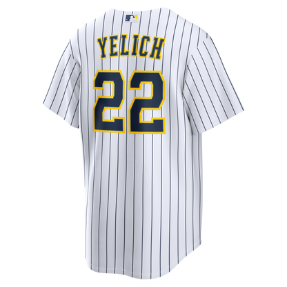 Christian Yelich Milwaukee Brewers Nike Alternate Replica Jersey - White