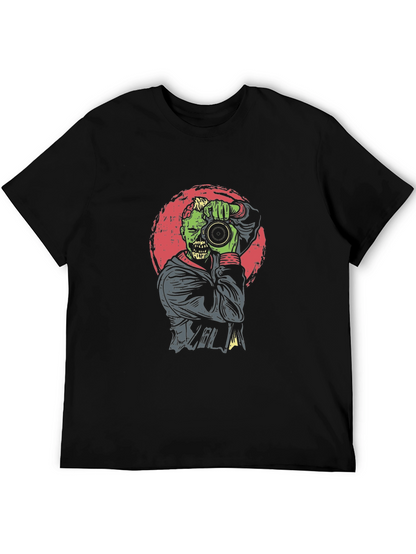 Zombie Photographer Graphic T-Shirt