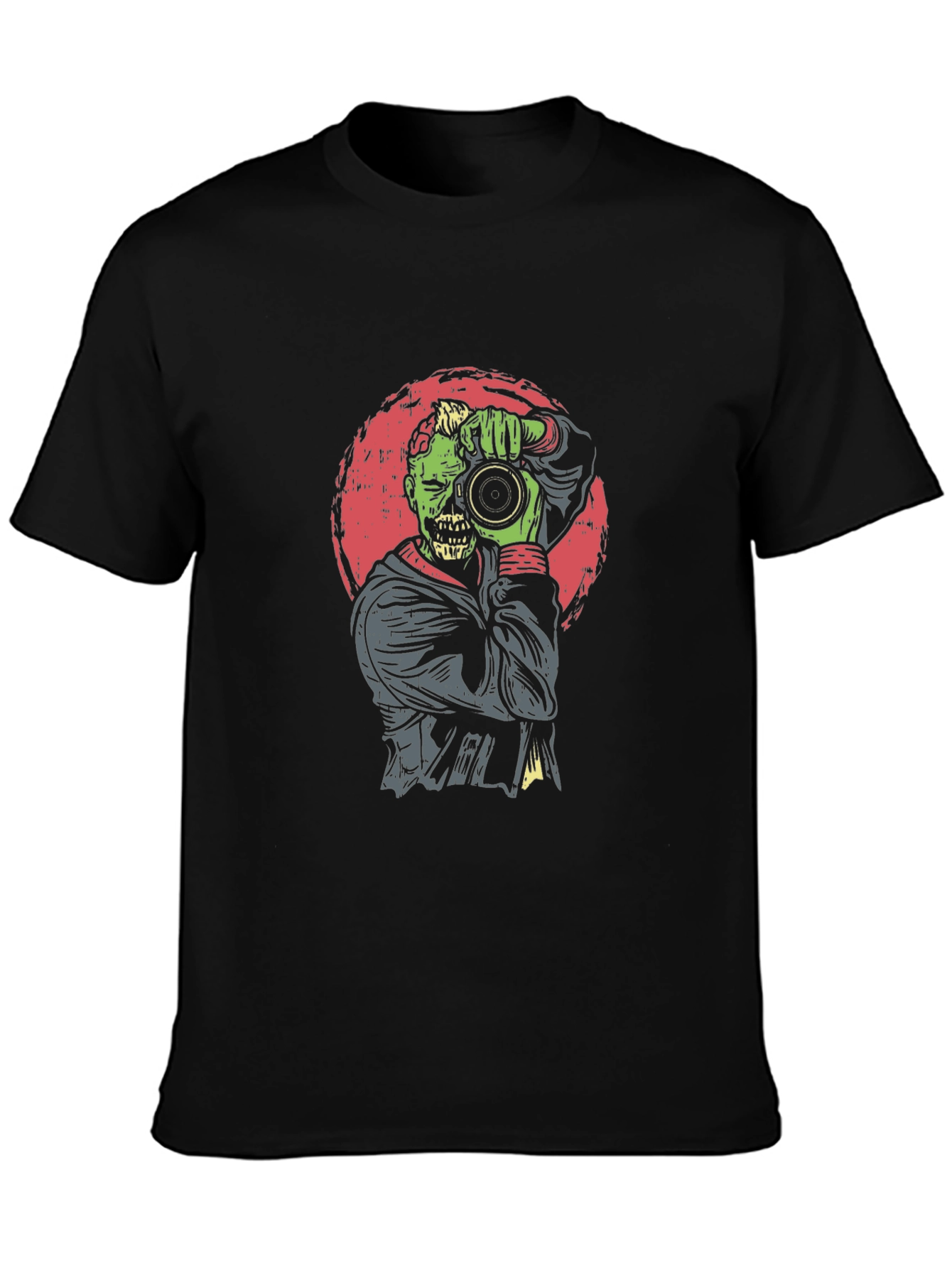 Zombie Photographer Graphic T-Shirt