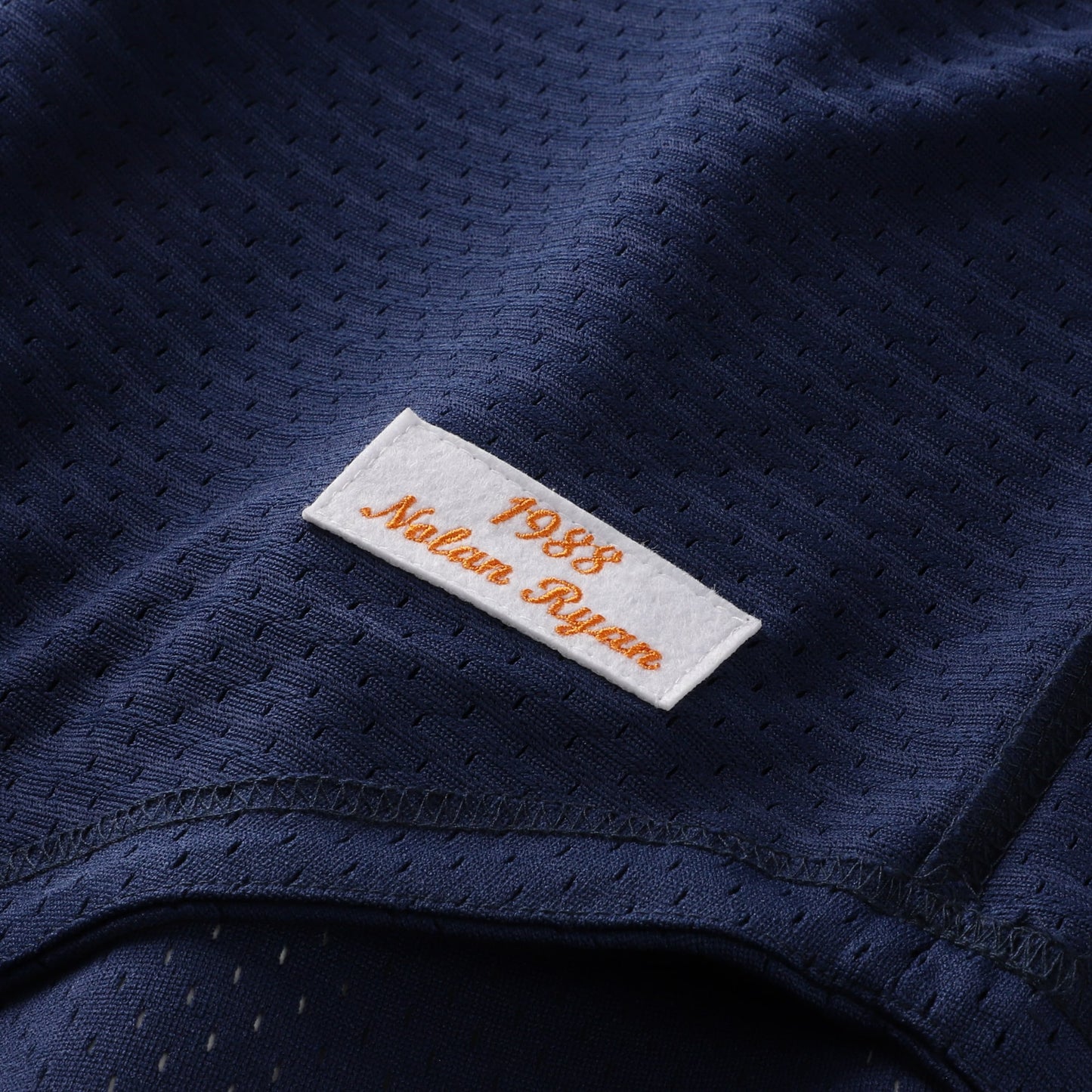 Nolan Ryan Houston Astros Mitchell &amp;amp; Ness Cooperstown Collection Big &amp;amp; Tall Mesh Batting Practice Jersey - Navy
