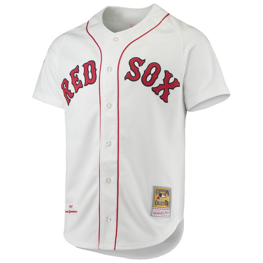 Nomar Garciaparra Boston Red Sox Mitchell &amp;amp; Ness 1997 Cooperstown Collection Authentic Jersey - White