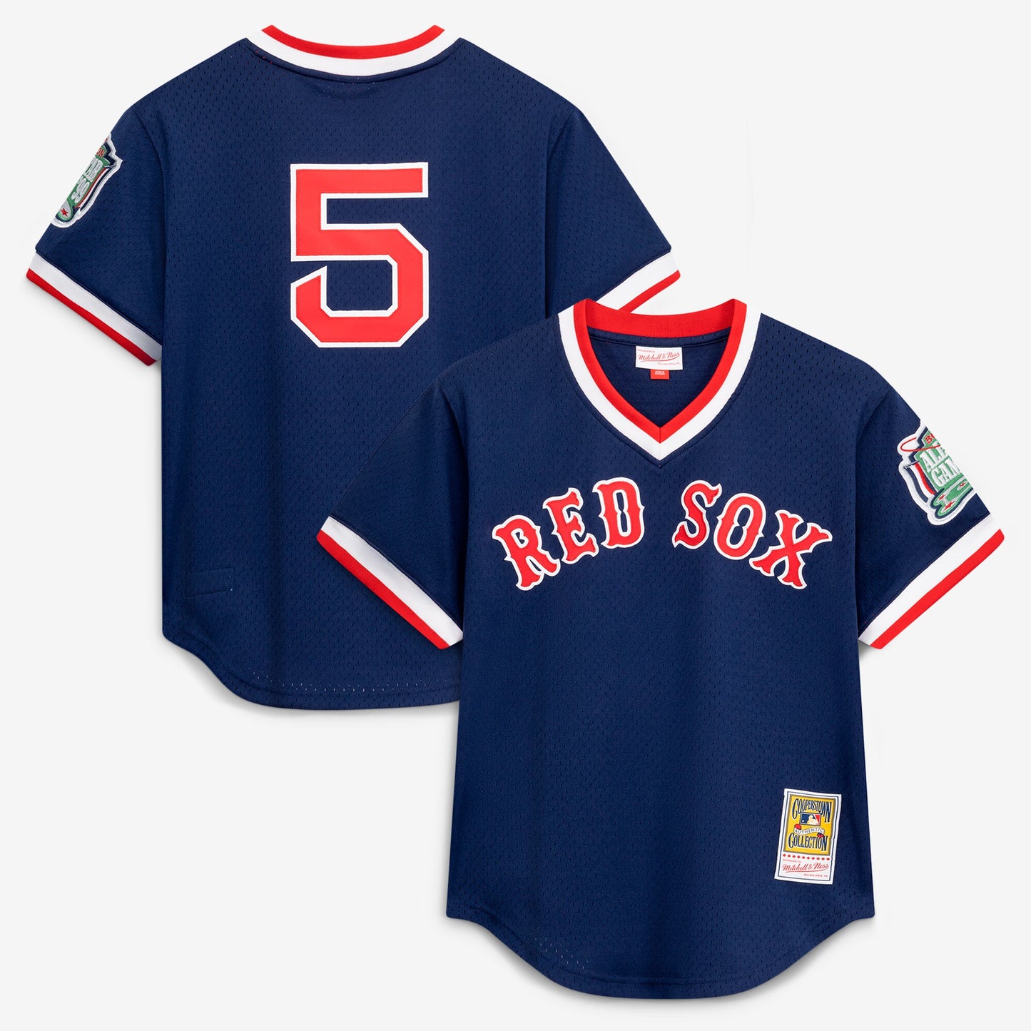 Nomar Garciaparra Boston Red Sox Mitchell &amp;amp; Ness Authentic Batting Practice Jersey - Navy