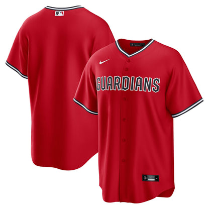 Cleveland Guardians Nike Alternate 2 Replica Jersey - Red
