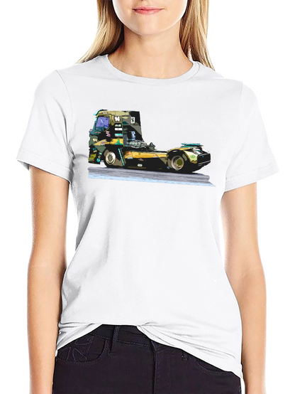 Truck Race T-Shirt - Black Graphic Tee