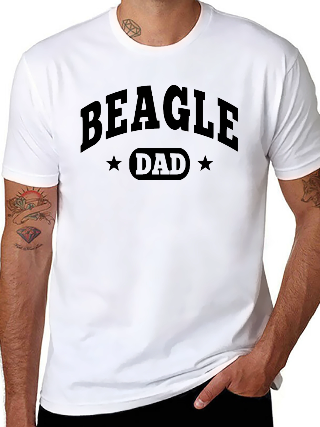 Beagle Dad T-Shirt - Gift for Dog Lovers
