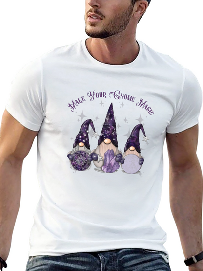 Gnome Magic T-Shirt - Unique Graphic Tee
