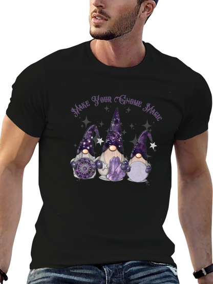 Gnome Magic T-Shirt - Unique Graphic Tee