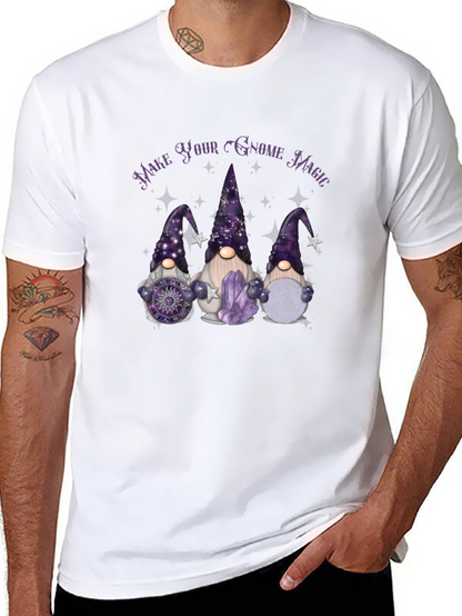 Gnome Magic T-Shirt - Unique Graphic Tee