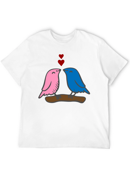 Love Birds Graphic Tee - Soft Cotton Blend