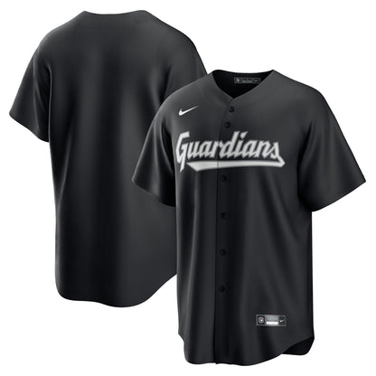 Cleveland Guardians Nike Replica Jersey - Black