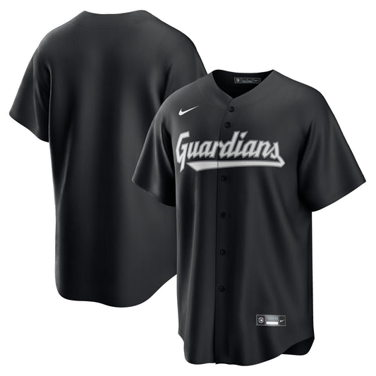 Cleveland Guardians Nike Replica Jersey - Black