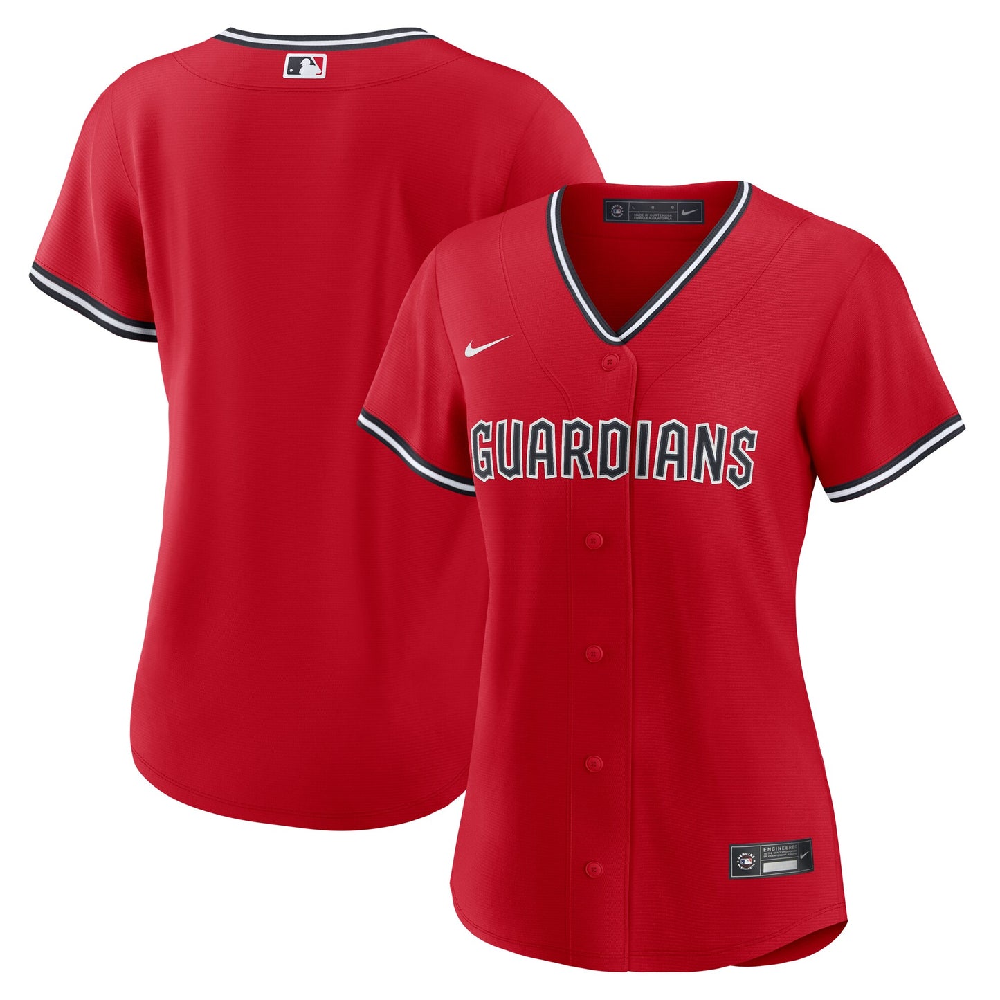 Cleveland Guardians Nike Women's Alternate 2 Replica Jersey - Red