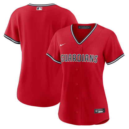 Cleveland Guardians Nike Women's Alternate 2 Replica Jersey - Red