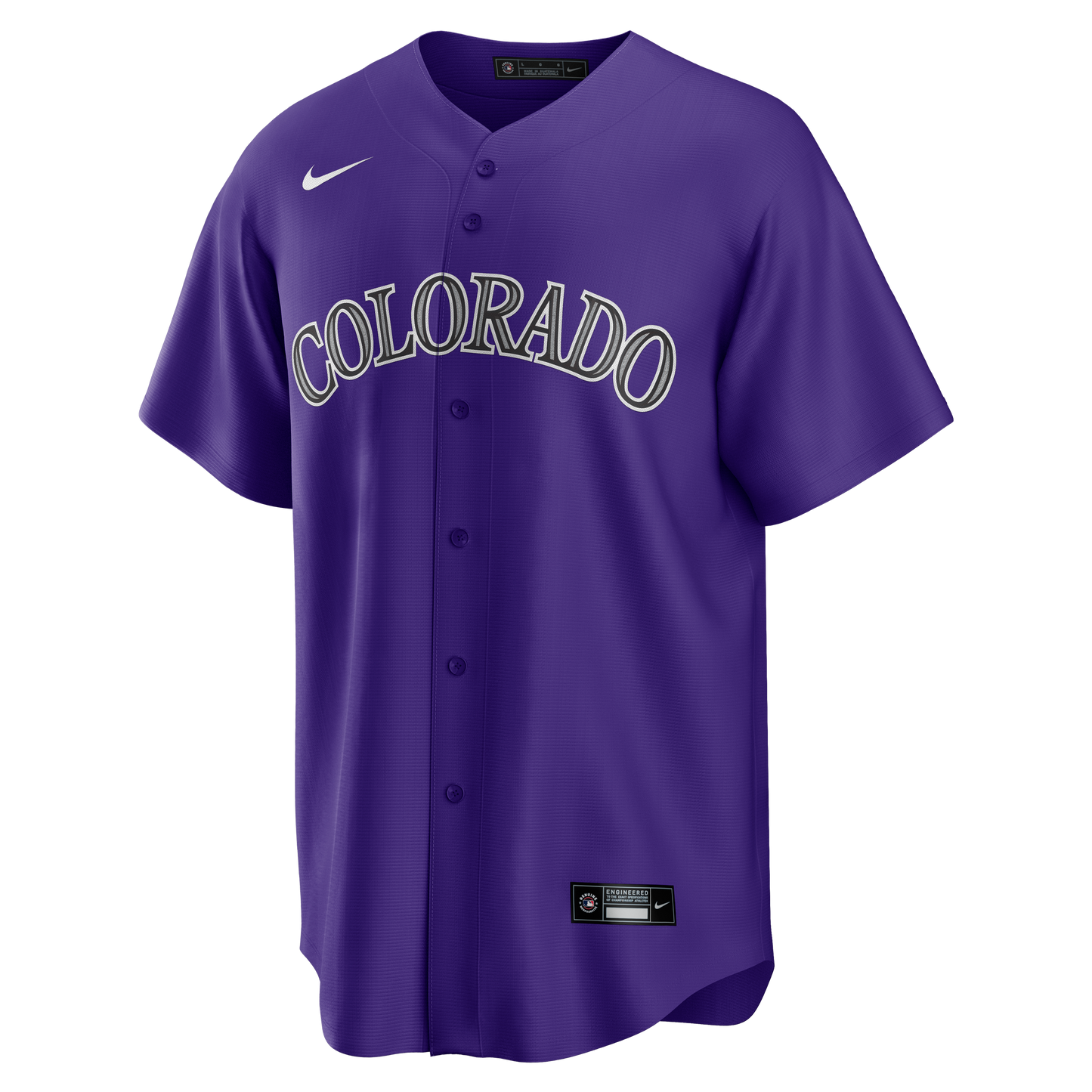 Colorado Rockies Nike Alternate Replica Custom Jersey - Purple