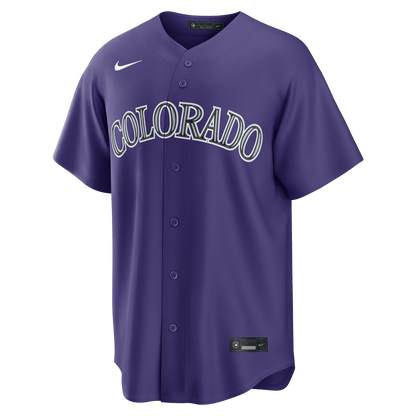 Colorado Rockies Nike Alternate Replica Jersey - Purple