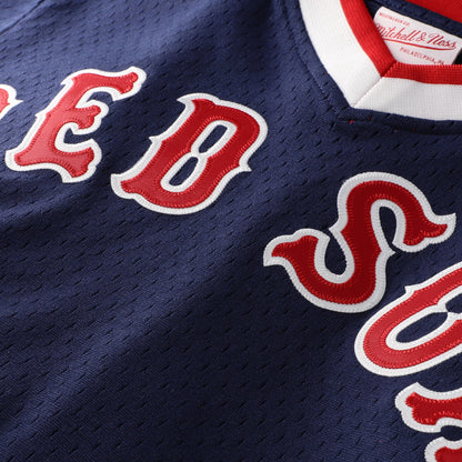 Pedro Martinez Boston Red Sox Mitchell &amp;amp; Ness Authentic Batting Practice Jersey - Navy