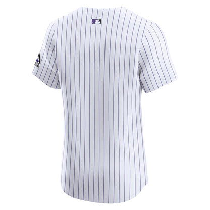 Colorado Rockies Nike Home Elite Jersey - White