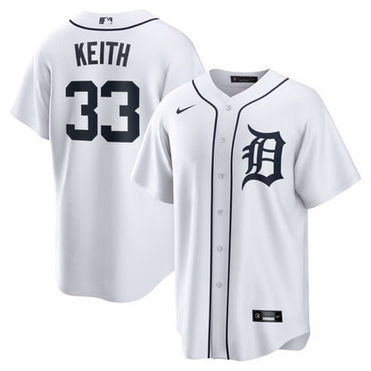 Colt Keith Detroit Tigers Nike Home Replica Jersey - White