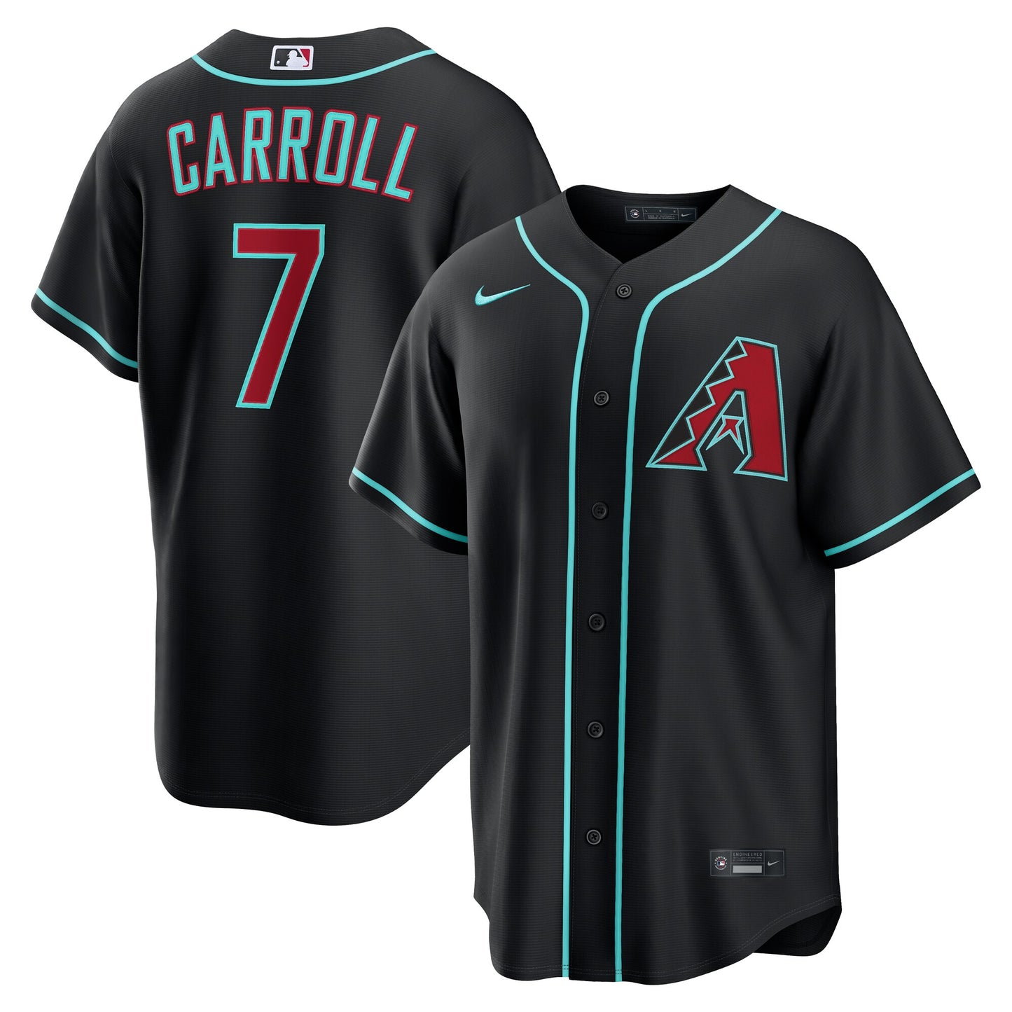Corbin Carroll Arizona Diamondbacks Nike Alternate Replica Jersey - Black