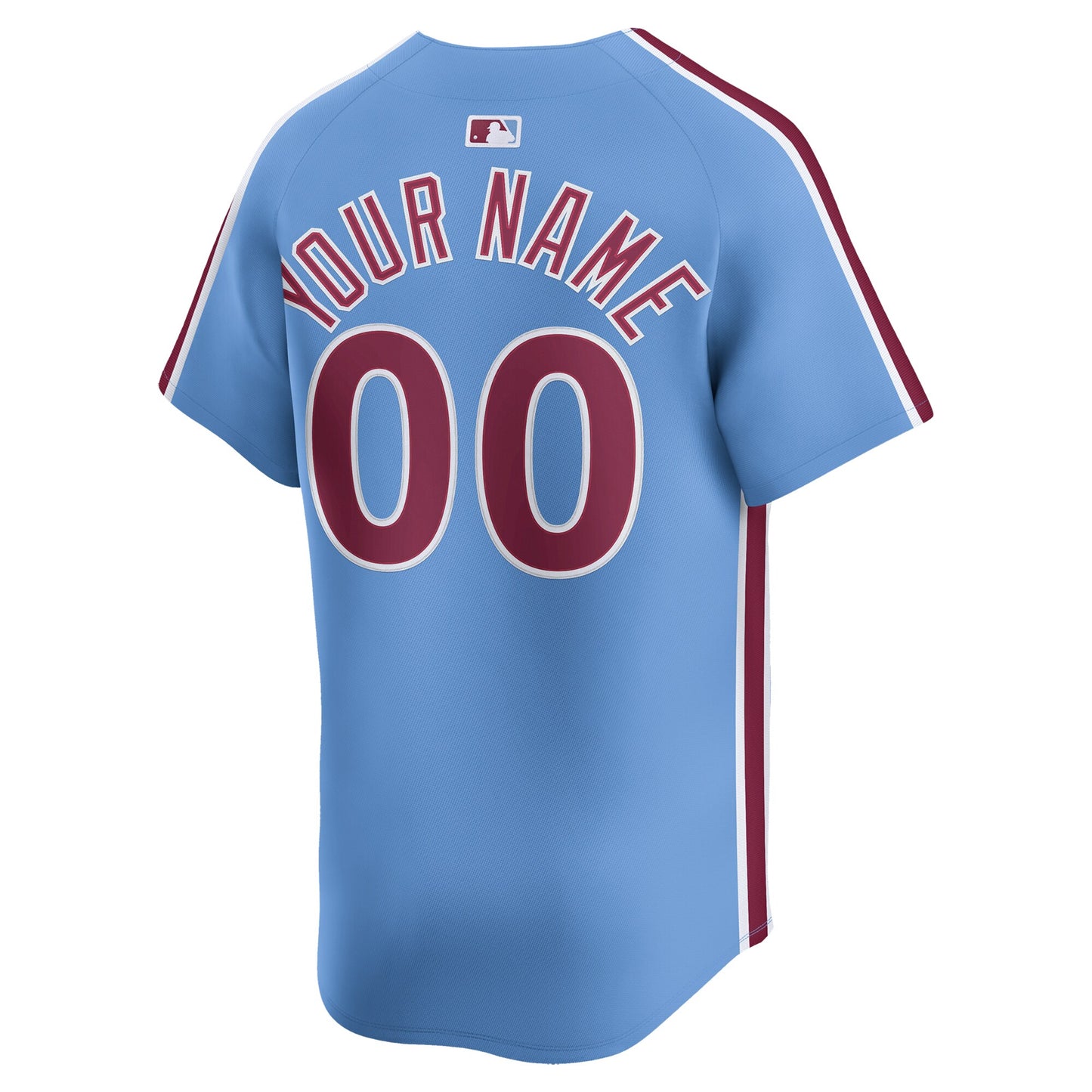 Philadelphia Phillies Nike Alternate Limited Custom Jersey - Light Blue