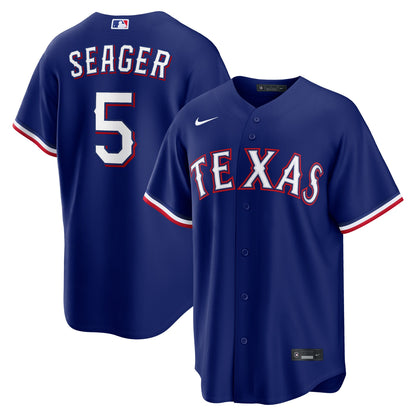 Corey Seager Texas Rangers Nike Alternate 2 Replica Jersey - Royal