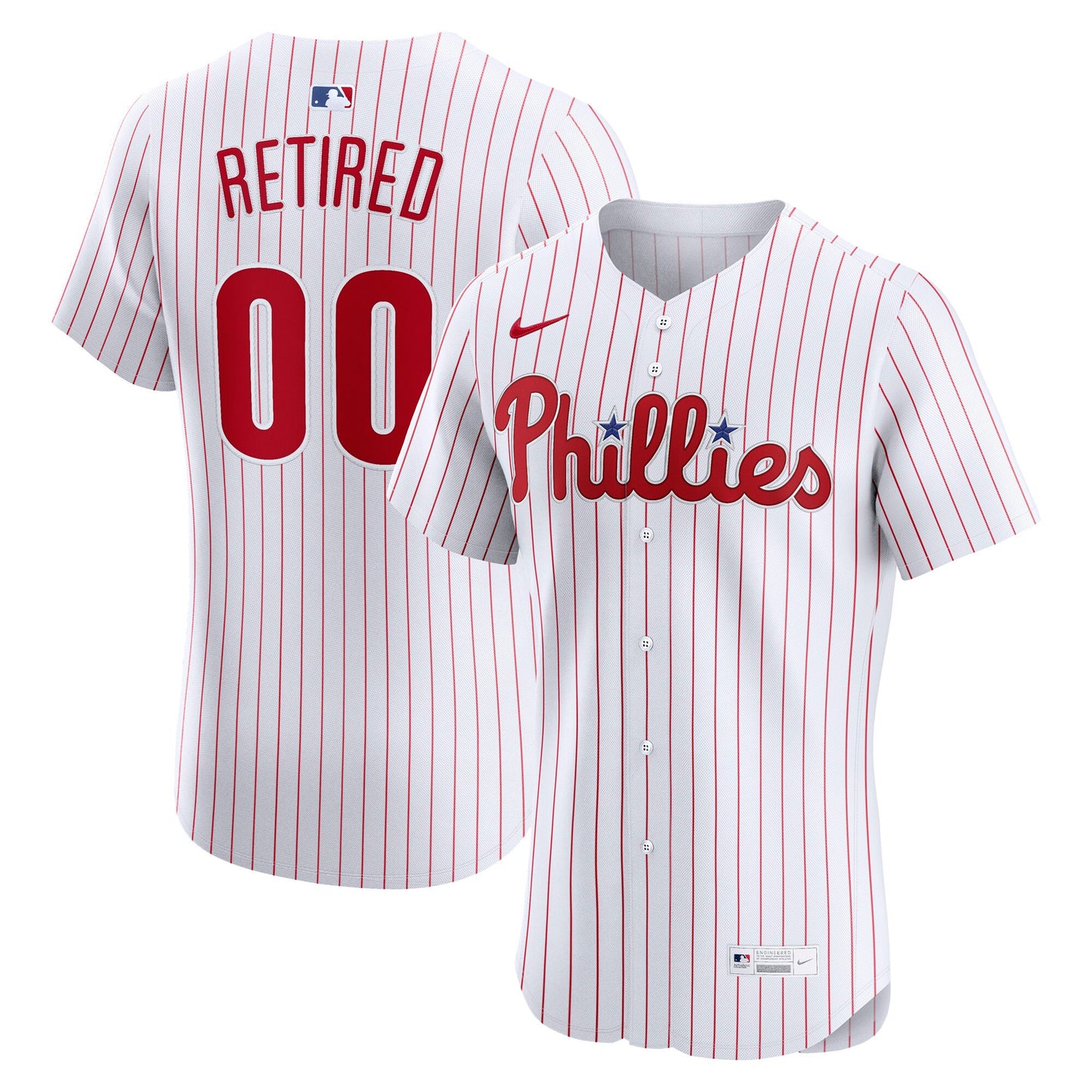 Philadelphia Phillies Nike Home Elite Pick-A-Player Retired Roster Jersey - White