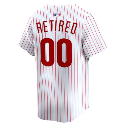 Philadelphia Phillies Nike Home Limited Pick-A-Player Retired Roster Jersey - White