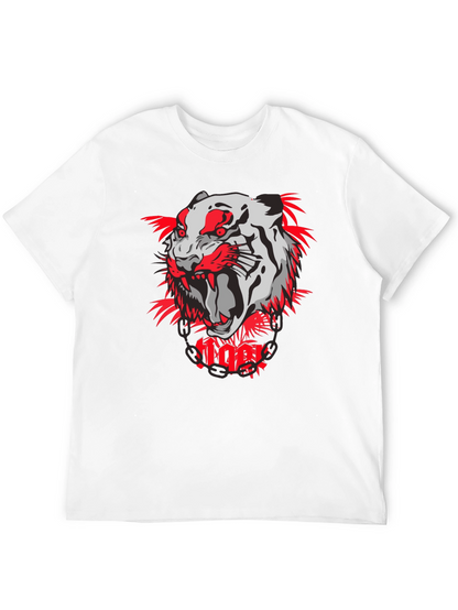 Tiger Graphic Print T-Shirt - Bold & Stylish