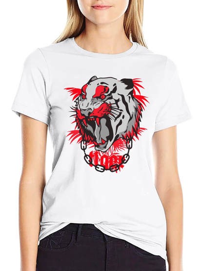 Tiger Graphic Print T-Shirt - Bold & Stylish