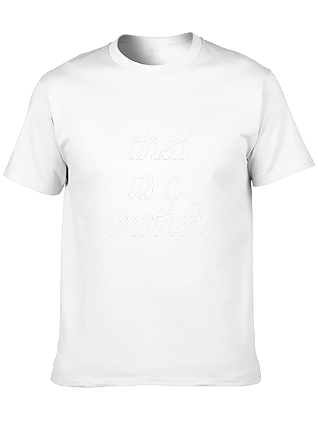 Tired as a Mother Graphic Tee - Black