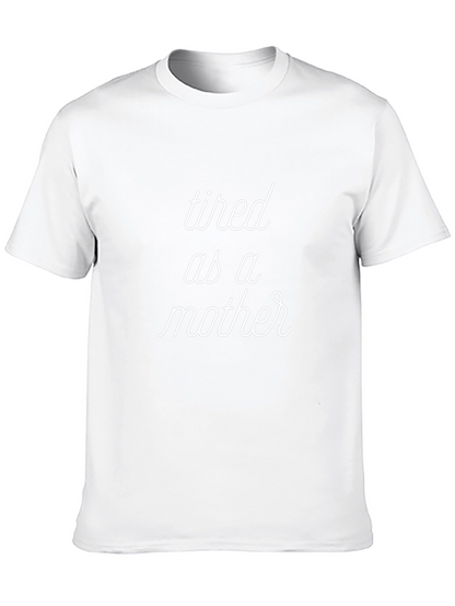 Tired as a Mother Graphic Tee - Black