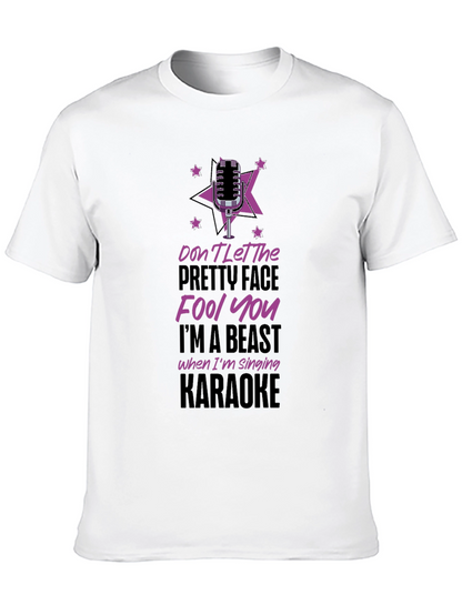 Karaoke Beast T-Shirt - Funny Singer Tee