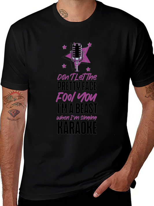 Karaoke Beast T-Shirt - Funny Singer Tee