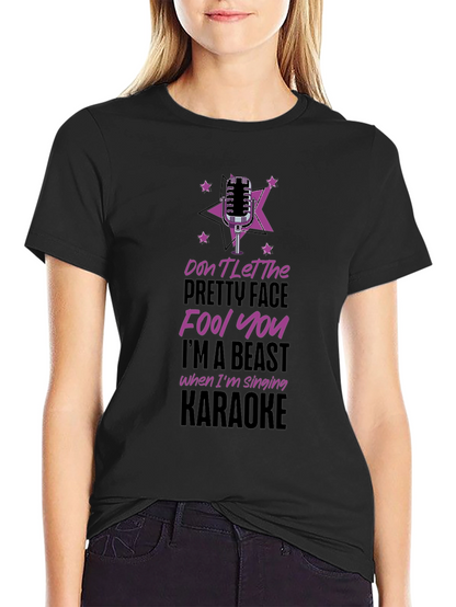 Karaoke Beast T-Shirt - Funny Singer Tee