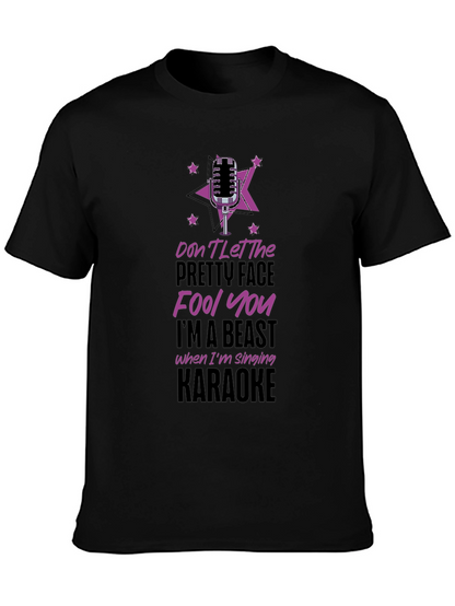 Karaoke Beast T-Shirt - Funny Singer Tee
