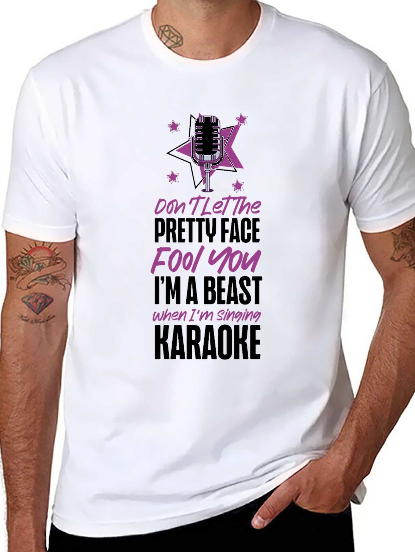 Karaoke Beast T-Shirt - Funny Singer Tee