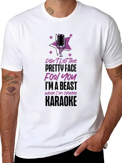 Karaoke Beast T-Shirt - Funny Singer Tee