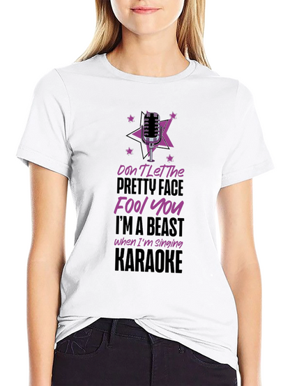 Karaoke Beast T-Shirt - Funny Singer Tee